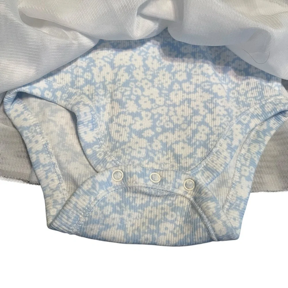 Old Navy Bodysuit Tulle Dress Sleeveless 12-18 months